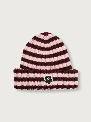 Marimekko czapka beanie damska wełniana różowy