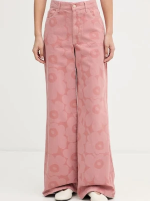 Marimekko jeansy wide leg damskie