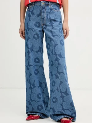 Marimekko jeansy wide leg damskie