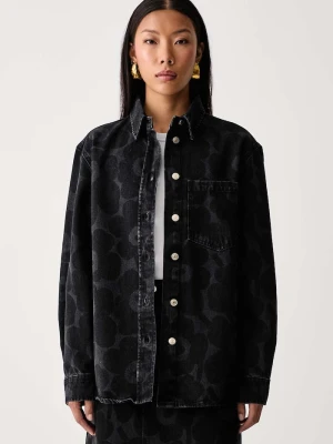 Marimekko koszula damska jeansowa czarny