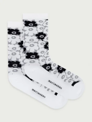 Marimekko skarpety damskie biały