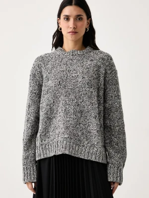 Marimekko sweter damski wełniany szary