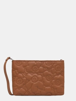Marimekko torebka crossbody damska skórzana brązowy