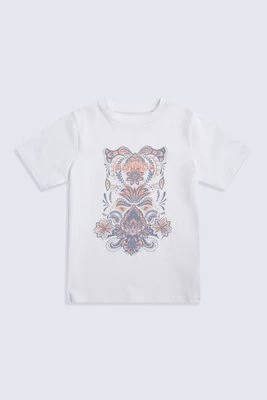 Marina koszulka dla dzieci z nadrukiem - White Animal