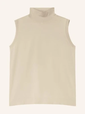 Marina Rinaldi Dzianinowy Top Smaesta Z Kamieniami Ozdobnymi beige