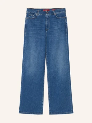 Marina Rinaldi Dżinsy Z Szerokimi Nogawkami Volante blau