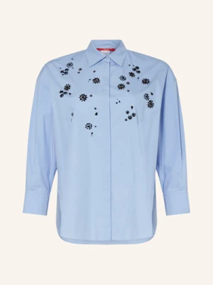 Marina Rinaldi Koszula Uganda Z Cekinami I Ozdobnymi Kamykami blau