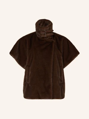 Marina Rinaldi Peleryna Ze Sztucznego Futra Zenit braun