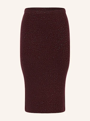 Marina Rinaldi Spódnica Z Dzianiny Corea Z Błyszczącą Przędzą rot