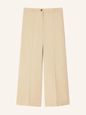 Marina Rinaldi Spodnie Z Marle Cresta beige