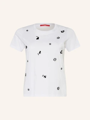 Marina Rinaldi T-Shirt Alisso Z Cekinami I Ozdobnymi Kamykami weiss