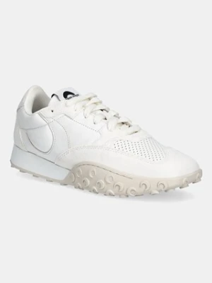 Marine Serre sneakersy skórzane Suede Leather MS Rise damskie kolor biały WFW006A.CLEA0009