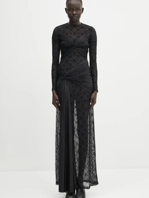 Marine Serre sukienka Draped Jersey Knotted