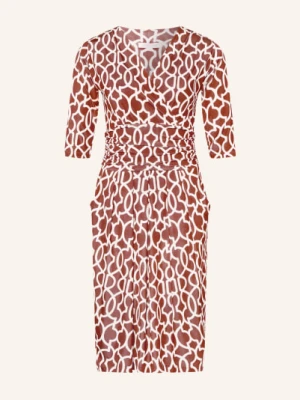 Marivie Sukienka Z Dżerseju I Need More Money! braun