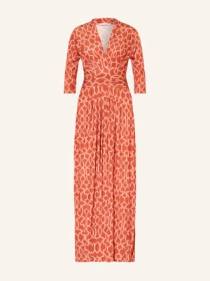 Marivie Sukienka Z Dżerseju Oh, Beauty! Z Rękawami 3/4 orange