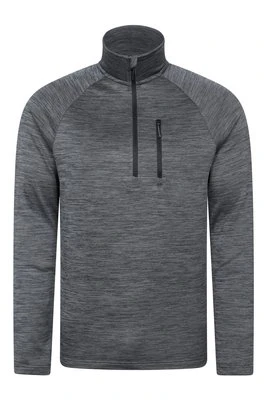 Marker — męski podkoszulek z długim rękawem i krótkim suwakiem - Grey Mountain Warehouse