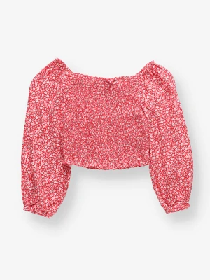 Marks & Spencer Bluzka w kolorze czerwono-białym rozmiar: 134/140