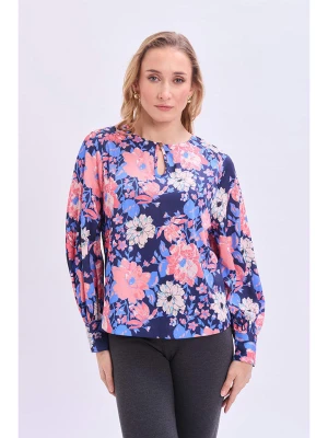 Marks & Spencer Bluzka w kolorze granatowo-koralowym rozmiar: 44