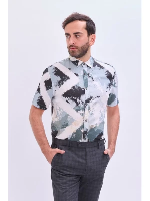 Marks & Spencer Koszula w kolorze morsko-białym rozmiar: XXL