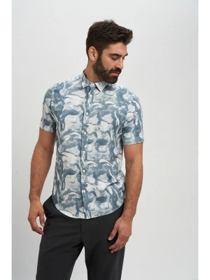 Marks & Spencer Koszula w kolorze niebiesko-białym rozmiar: XXL