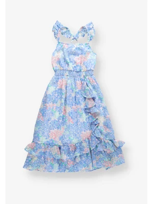 Marks & Spencer Sukienka w kolorze błękitno-jasnoróżowym rozmiar: 158/164