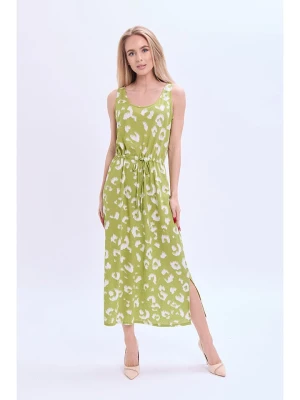 Marks & Spencer Sukienka w kolorze zielono-białym rozmiar: 38