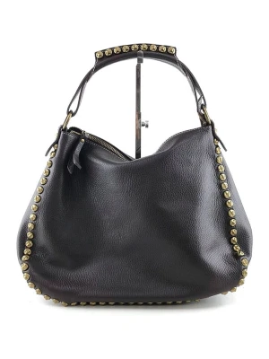 Marlon Skórzana torebka "Macey" w kolorze czarnym - 36 x 29 x 13 cm rozmiar: onesize
