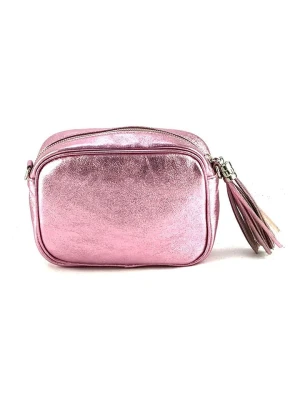Marlon Skórzana torebka w kolorze jasnoróżowym - 20 x 14 x 7 cm rozmiar: onesize