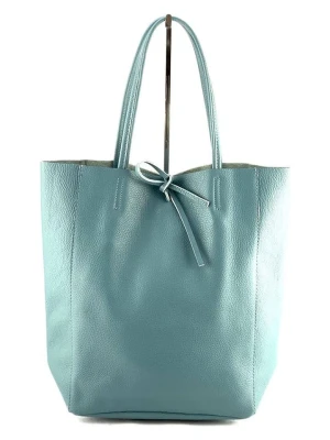 Marlon Skórzany shopper bag w kolorze błękitnym - 37 x 40 x 12 cm rozmiar: onesize