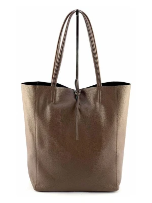 Marlon Skórzany shopper bag w kolorze brązowym - 37 x 40 x 12 cm rozmiar: onesize