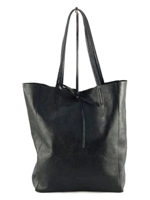 Marlon Skórzany shopper bag w kolorze czarnym - 37 x 40 x 12 cm rozmiar: onesize