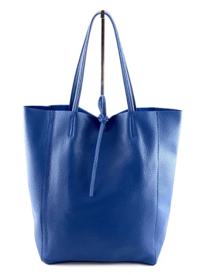 Marlon Skórzany shopper bag w kolorze niebieskim - 40 x 37 x 12 cm rozmiar: onesize