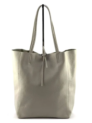 Marlon Skórzany shopper bag w kolorze szarym - 37 x 40 x 12 cm rozmiar: onesize