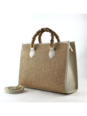 Marlon Torebka w kolorze beżowo-kremowym - 31 x 25 x 12 cm rozmiar: onesize