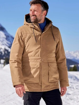 Marlow Extreme męska wodoodporna kurtka puchowa - Light Brown Mountain Warehouse