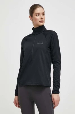Marmot bluza sportowa Leconte kolor czarny gładka