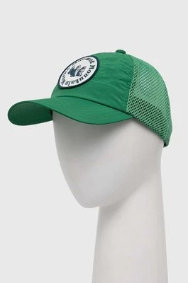 Marmot czapka z daszkiem Alpine kolor zielony z aplikacją