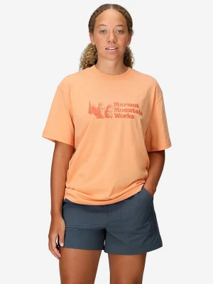 Marmot Koszulka funkcyjna "MMW" w kolorze pomarańczowym rozmiar: L