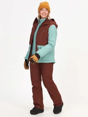 Marmot Kurtka narciarska "Refuge" w kolorze brązowo-turkusowym rozmiar: S