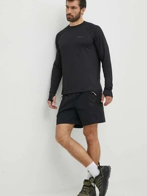 Marmot longsleeve sportowy Windridge kolor czarny gładki