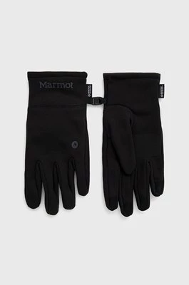 Marmot rękawiczki Infinium Windstopper Softshell męskie kolor czarny