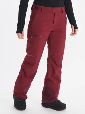 Marmot Spodnie narciarskie "Refuge" w kolorze bordowym rozmiar: L
