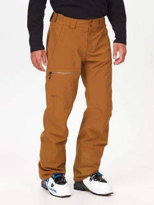 Marmot Spodnie narciarskie "Refuge" w kolorze jasnobrązowym rozmiar: XL