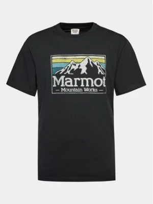 Marmot T-Shirt MMW Gradient M14823 Czarny Regular Fit
