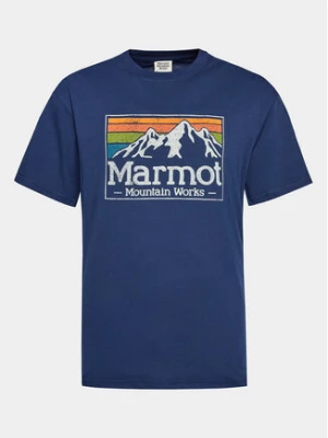 Marmot T-Shirt MMW Gradient M14823 Niebieski Regular Fit