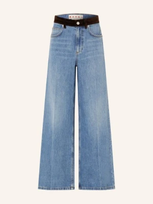 Marni Dżinsy Z Szerokimi Nogawkami blau