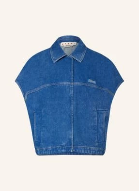 Marni Kamizelka Jeansowa Oversize blau