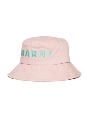 Marni kapelusz bawełniany dziecięcy MF35B HAT
