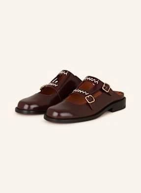 Marni Klapki Typu Mules Bambi 3.0 rot