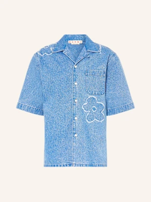 Marni Koszula Jeansowa Comfort Fit blau